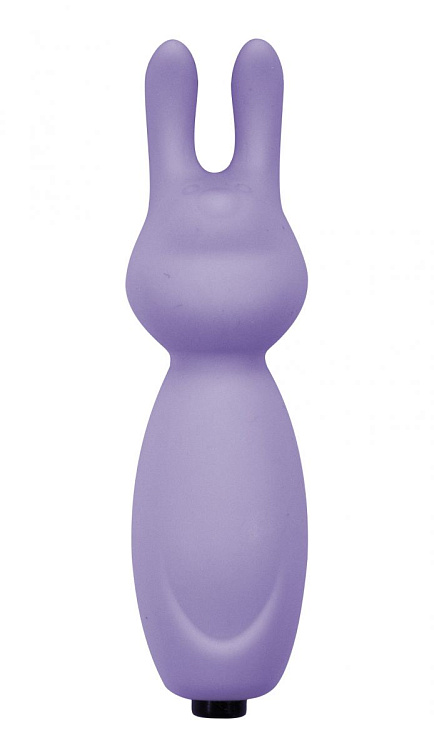 Фиолетовый мини-вибратор с ушками Emotions Funny Bunny Lavender