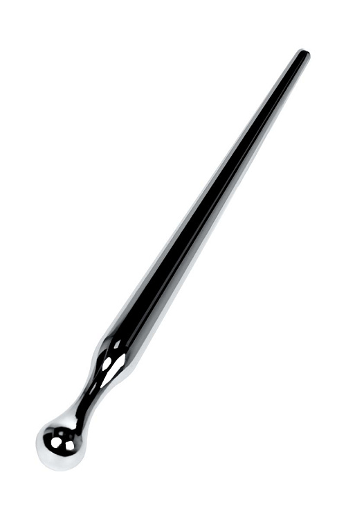 Серебристый уретральный плаг-игла TOYFA Metal - 10 см.