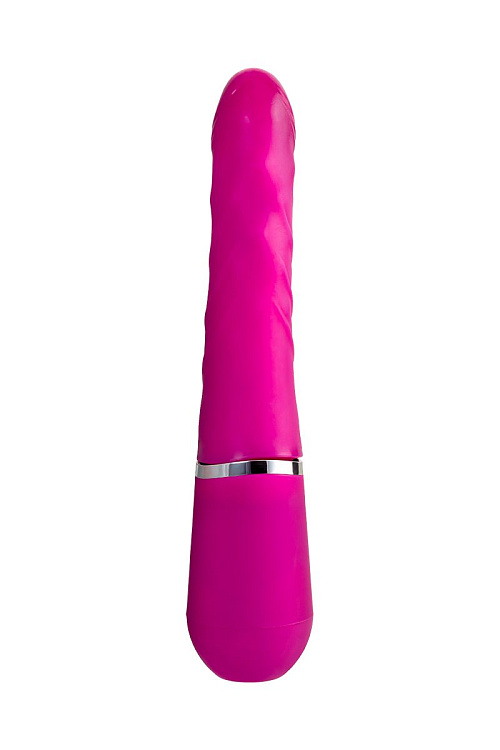 Розовый нереалистичный вибратор Ailighter Smart Telescopic Lover - 27,1 см.