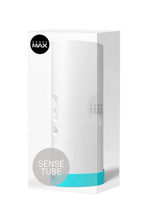 Белый мастурбатор Sense Max с вибрацией