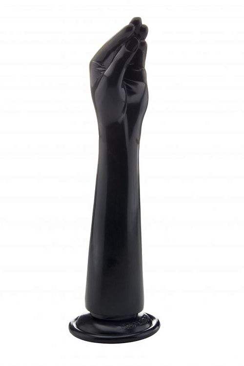 Чёрная рука для фистинга Realistic Hand 12,8 Inch - 32,5 см.