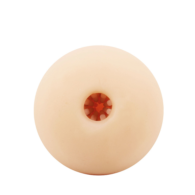 Телесный мастурбатор с соском Calabash