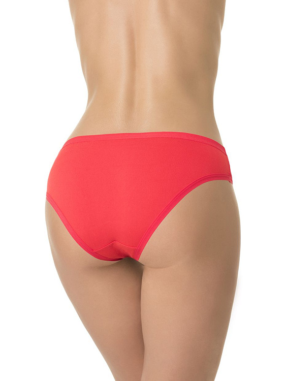 Бамбуковые трусики-слипы со вставками из цветочного кружева