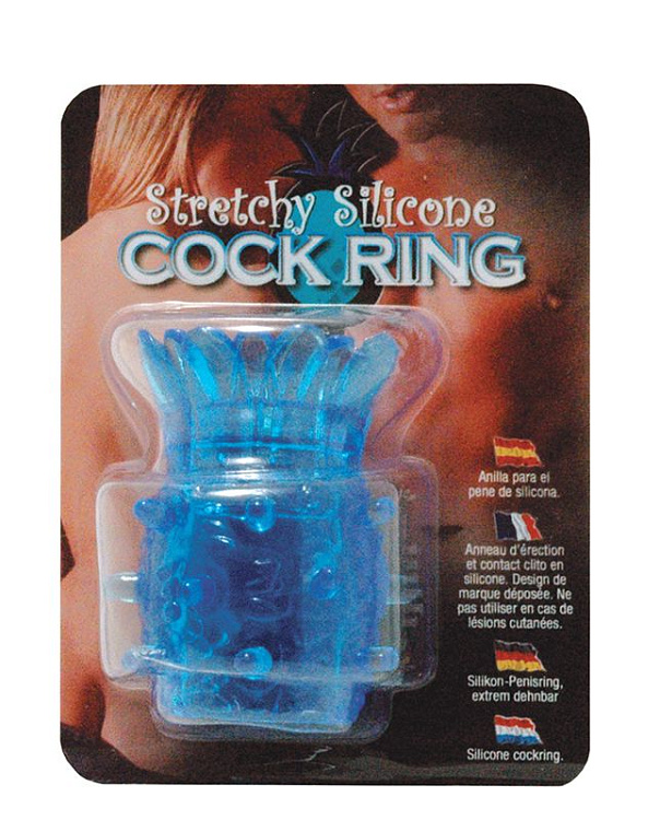Насадка на пенис в виде распускающегося цветка SILICON TICKLER COCK RING