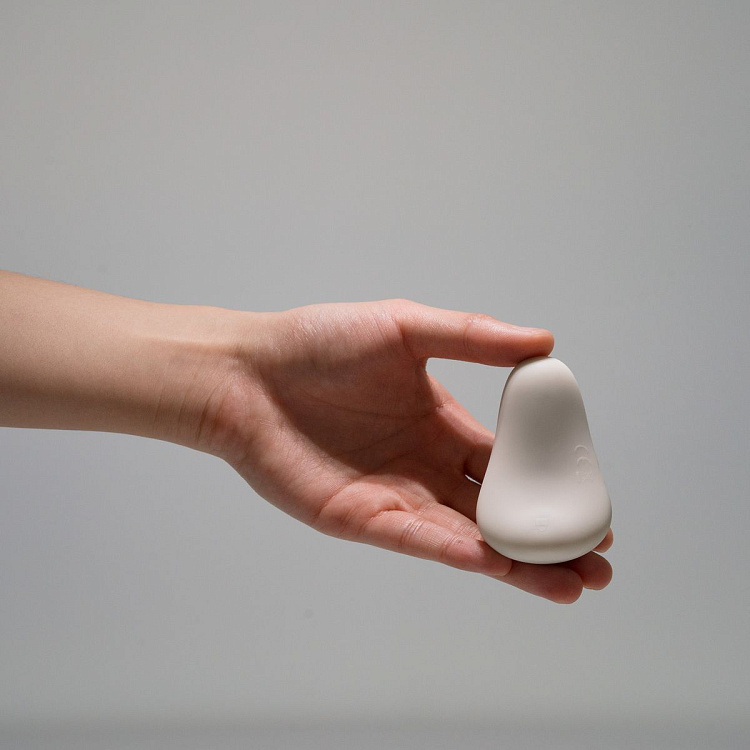 Серый вибромассажёр Opal