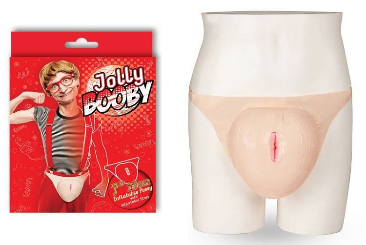 Надувная вагина с фиксацией JOLLY BOOBY-INFLATABLE PUSSY