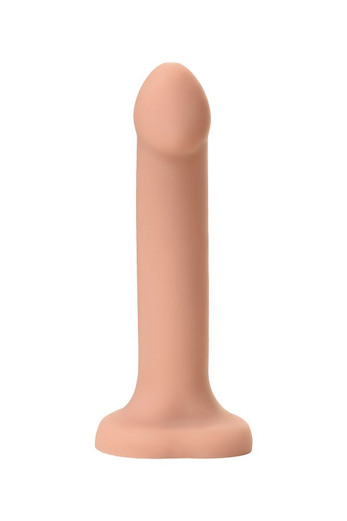 Телесный фаллос с имитацией эякуляции Silicon Cum Dildo L - 19,6 см.