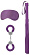 Фиолетовый набор для бондажа Introductory Bondage Kit №1