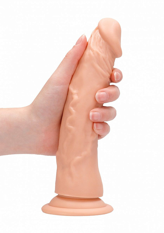 Телесный фаллоимитатор Realistic Dildo - 20 см.