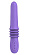 Фиолетовый вибратор Susie с возвратно-поступательными движениями - 25,2 см.