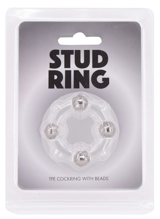 Эрекционное кольцо Stud Ring с бусинами