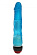 Голубой вибратор-реалистик - 21,5 см.