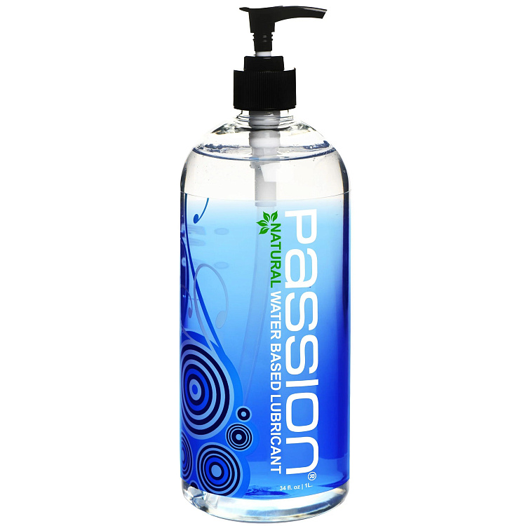 Лубрикант на водной основе Passion Natural Water-Based Lubricant - 1000 мл.