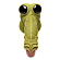 Фантазийный фаллоимитатор Swamp Monster Green Scaly Silicone Dildo - 23,9 см.