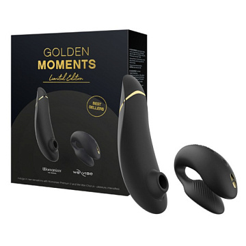 Набор для пар Golden Moments: Womanizer Premium 2 и We-Vibe Chorus