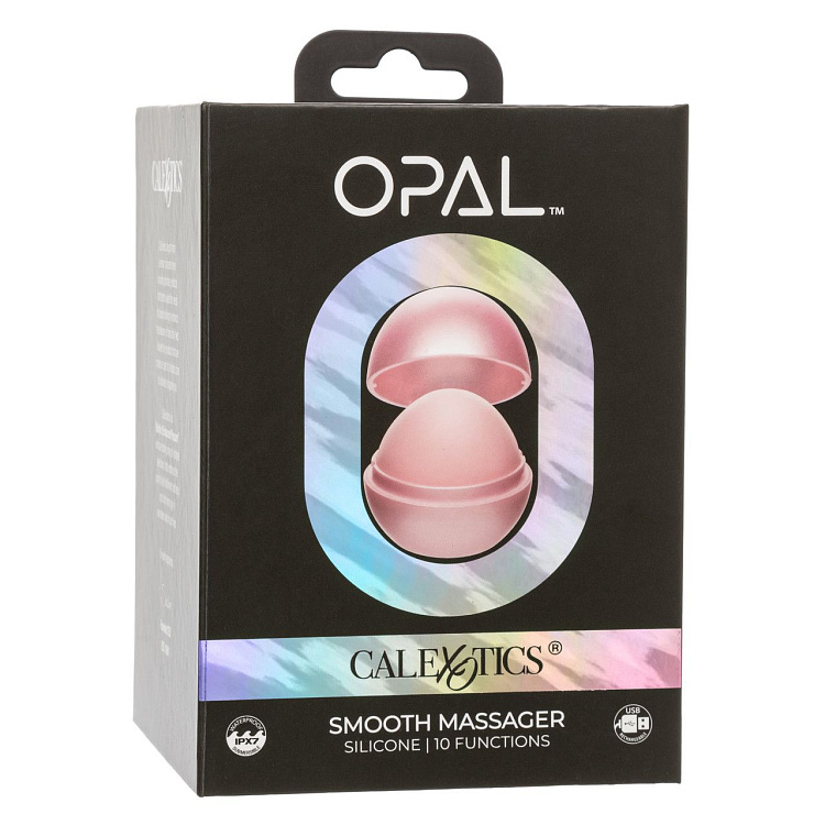 Розовый вибромассажер Opal Smooth Massager