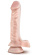 Телесный фаллоимитатор с мошонкой Dr. Skin 9 Inches Cock 1 - 22,86 см.
