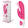 Розовый вибратор The Come Hither Rabbit XL с  манящим  эффектом