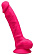 Розовый фаллоимитатор-реалистик Premium Dildo 7  Model 1 Premium - 17,5 см.