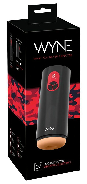 Мастурбатор с двумя моторами WYNE Masturbator 07