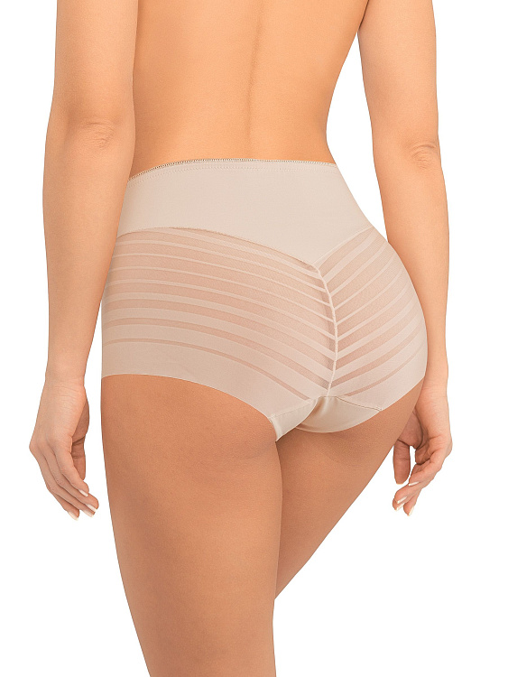 Трусики-макси из микрофибры с полосками