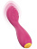 Розовый перезаряжаемый мини-вибратор с режимом постукивания - 12,5 см.