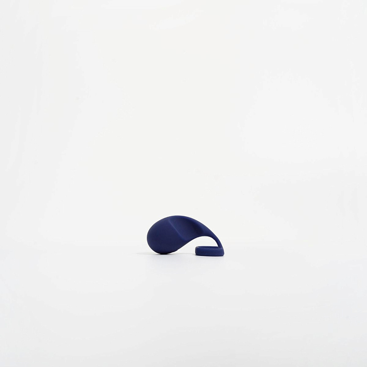 Синий вибростимулятор на пальцы Lunar