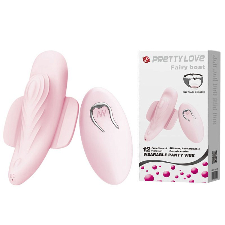 Клиторальный стимулятор Fairy Boat с дистанционным управлением