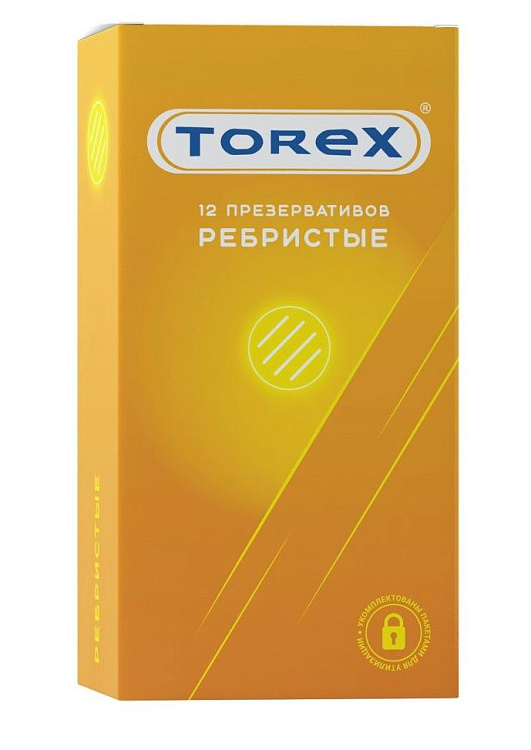 Текстурированные презервативы Torex  Ребристые  - 12 шт.