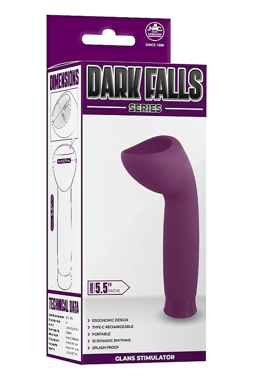 Фиолетовый стимулятор для головки полового члена Glans Stimulator