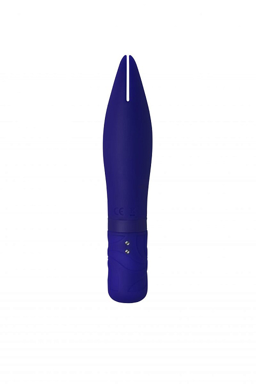 Синий мини-вибратор BonBon’s Powerful Spear - 15,2 см.
