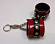 Брелок в виде красно-чёрных наручников
