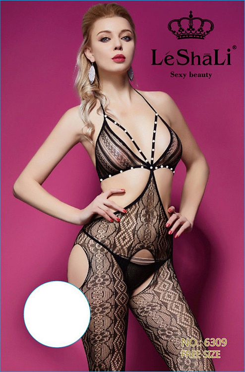 Сексуальный кэтсьюит со стреп-лентами