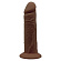 Коричневый фаллоимитатор SILEXD Model 4 7  - 17,7 см.