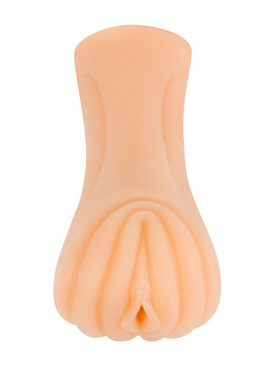 Эластичный мастурбатор в виде вагины телесного цвета