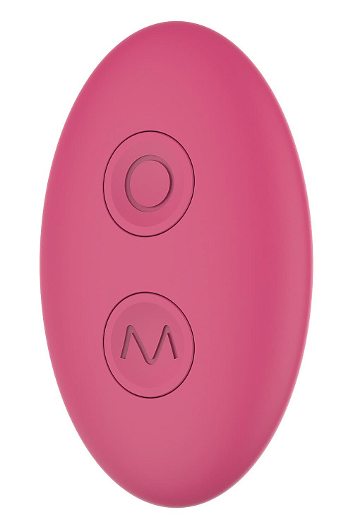 Розовый вибратор с возвратно-поступательными движениями Up And Down Vibe