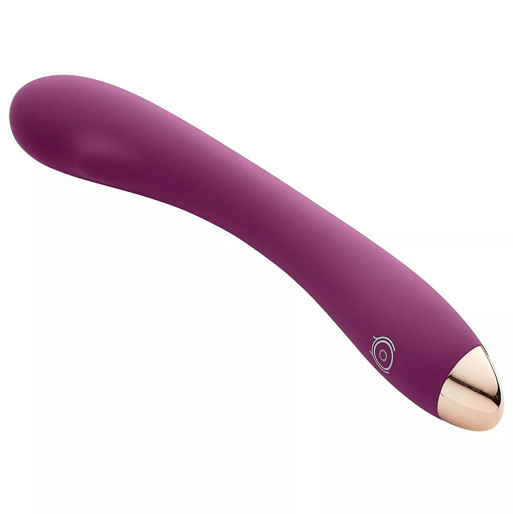 Фиолетовый стимулятор G-точки G-Spot Slim Flexible Vibrator - 22 см.