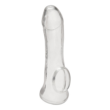 Прозрачная насадка на пенис Transparent Penis Enhancing Sleeve Extension - 15,9 см.