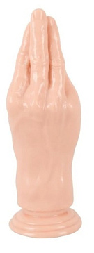 Телесный массажер-рука для фистинга Hand Dildo - 21 см.
