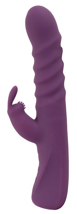 Фиолетовый вибратор-кролик 2 Function Rabbit Vibrator - 23,7 см.