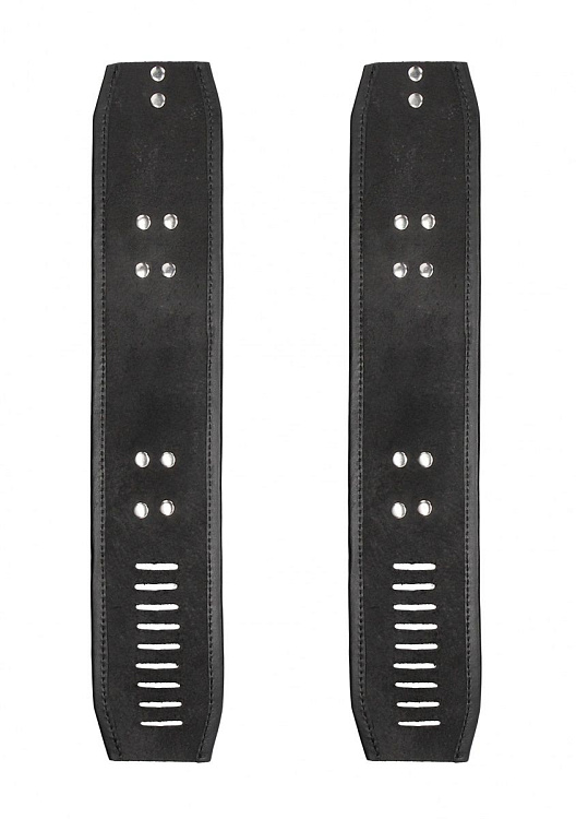 Черные поножи Restraint Ankle Cuff With Padlock