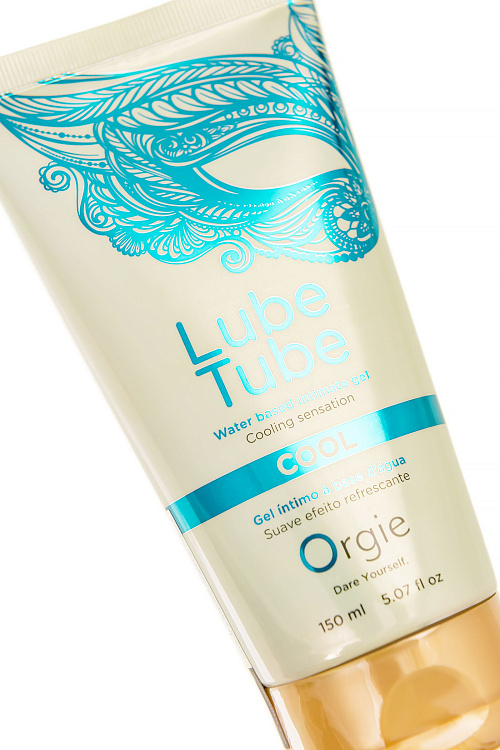 Интимный гель на водной основе Lube Tube Cool с охлаждающим эффектом - 150 мл.