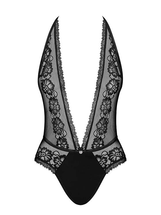 Роскошное кружевное боди Canndis с глубоким декольте