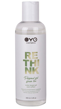 Увлажняющий гель на водной основе с согревающим эффектом OYO Personal Gel Green Tea - 200 мл. FFF