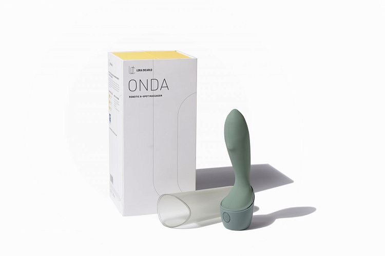 Зеленый стимулятор точки G Onda G-Spot Massager - 19,5 см.