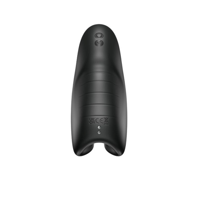 Черный мастурбатор SVibe Evo с вибрацией