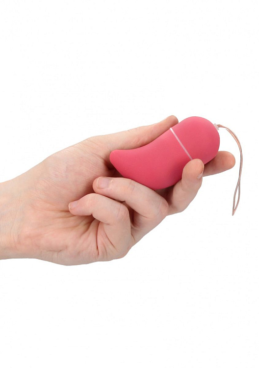 Розовое виброяйцо Vibrating G-spot Egg medium с пультом ДУ