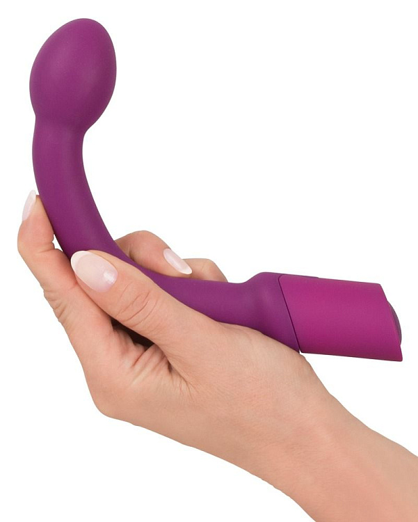 Фиолетовый вибратор G-точки G-SPOT VIBRATOR - 22 см.