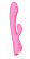 Розовый вибратор-кролик Bunny   Clyde - 22,5 см.