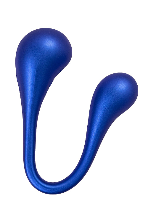 Синий многофункциональный вибратор Inefy с пультом ДУ